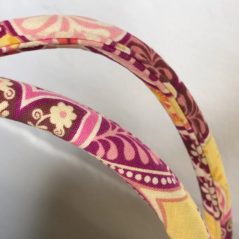 Vera Bradley Bali Gold Paisley Hard Computer Case Travel Laptop Bag